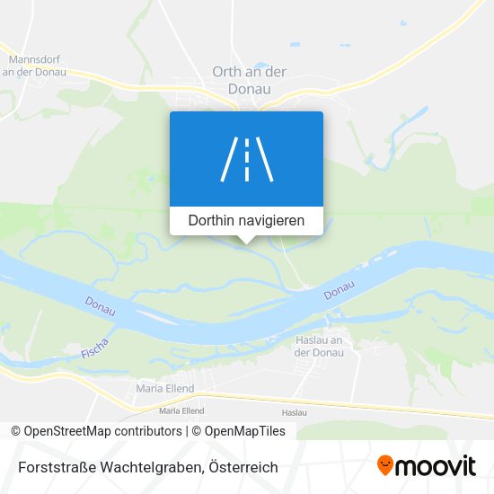 Forststraße Wachtelgraben Karte