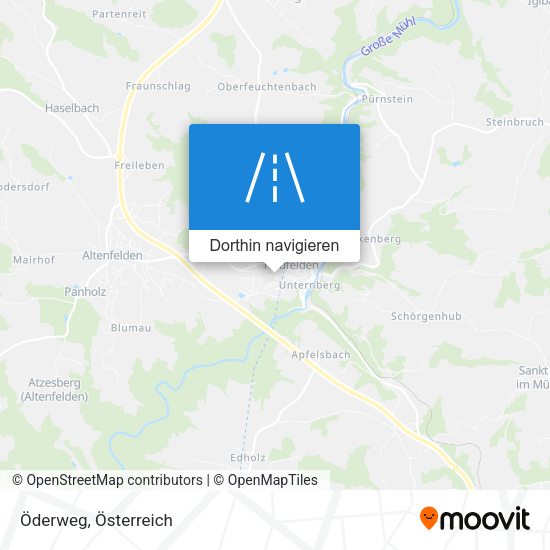 Öderweg Karte