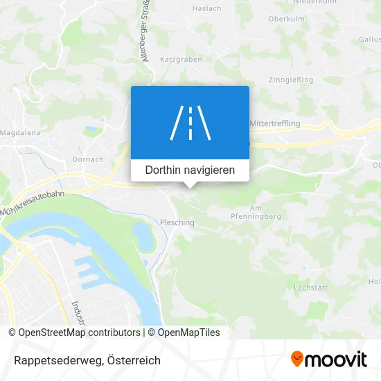 Rappetsederweg Karte