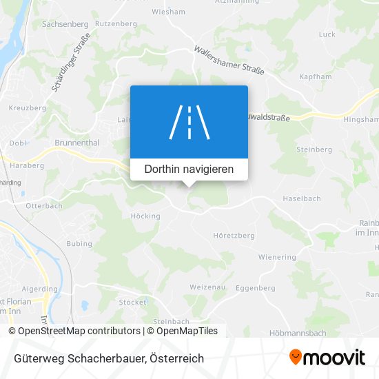 Güterweg Schacherbauer Karte