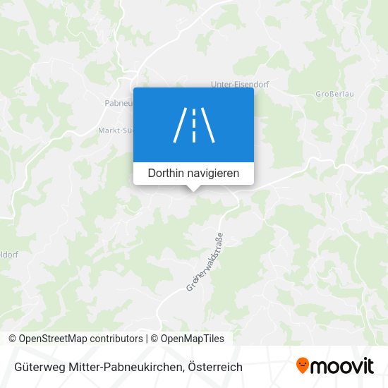 Güterweg Mitter-Pabneukirchen Karte