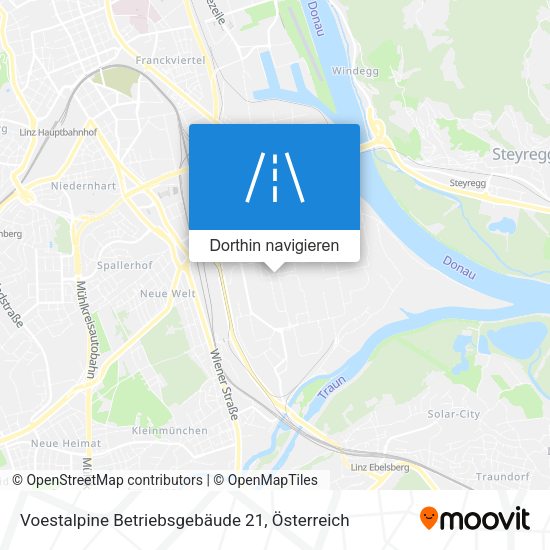 Voestalpine Betriebsgebäude 21 Karte