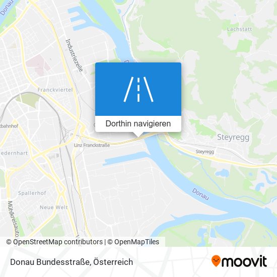 Donau Bundesstraße Karte