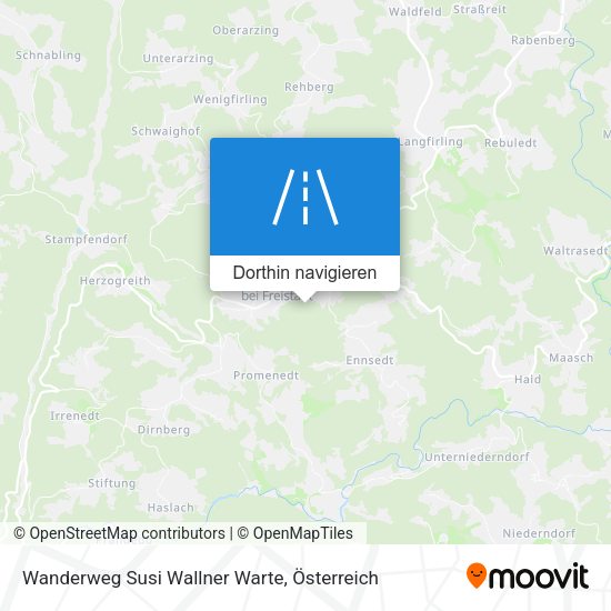 Wanderweg Susi Wallner Warte Karte
