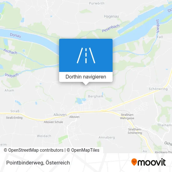 Pointbinderweg Karte