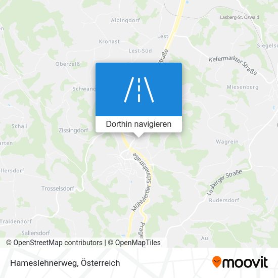 Hameslehnerweg Karte