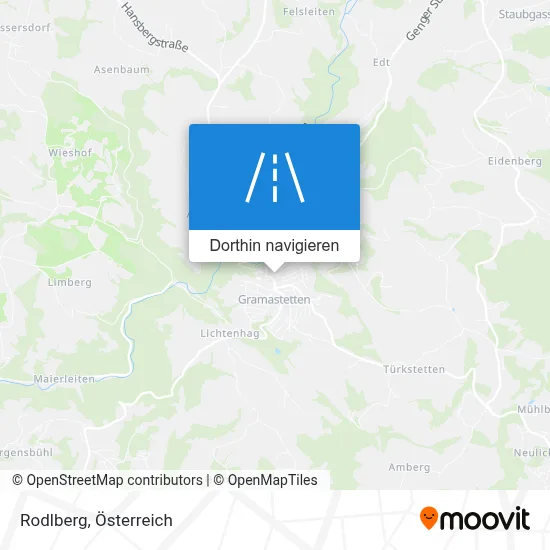 Rodlberg Karte