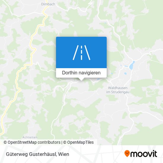 Güterweg Gusterhäusl Karte
