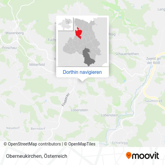 Oberneukirchen Karte