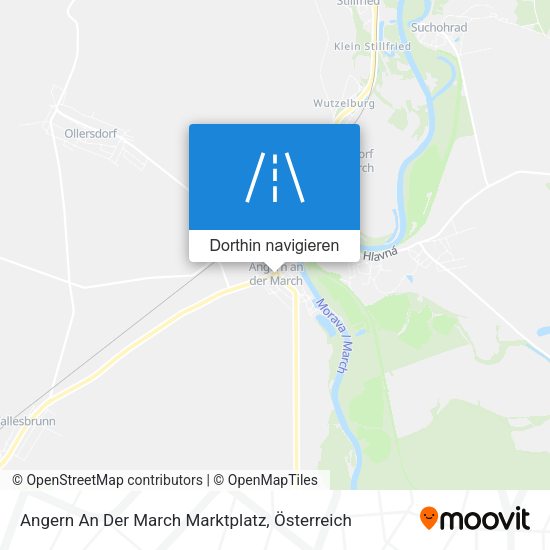 Angern An Der March Marktplatz Karte