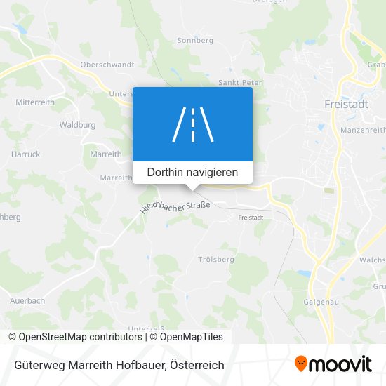 Güterweg Marreith Hofbauer Karte