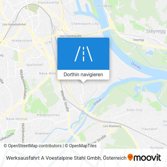 Werksausfahrt A Voestalpine Stahl Gmbh Karte