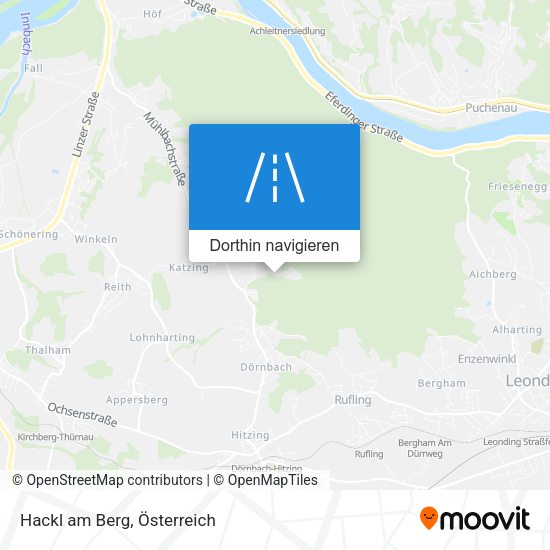 Hackl am Berg Karte