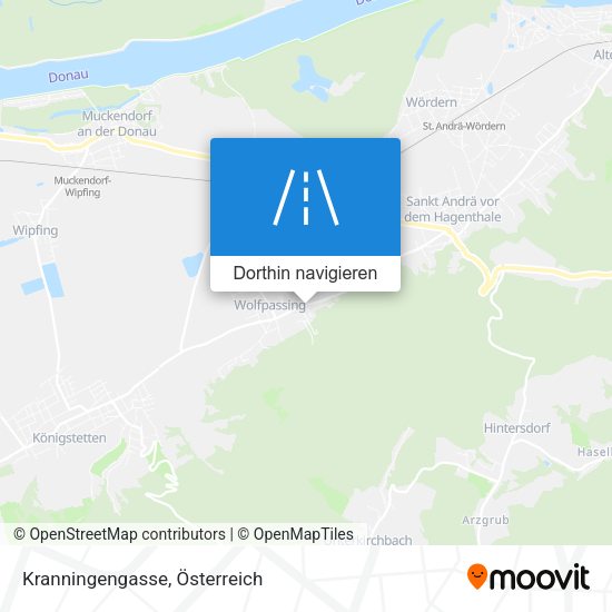 Kranningengasse Karte