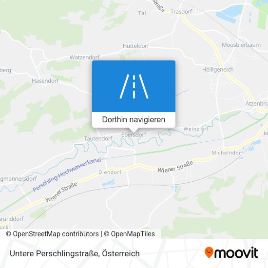 Untere Perschlingstraße Karte
