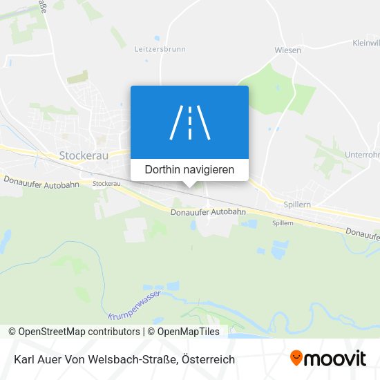 Karl Auer Von Welsbach-Straße Karte