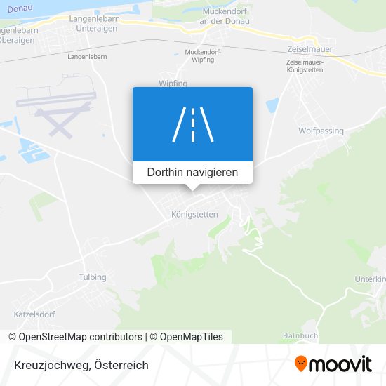 Kreuzjochweg Karte