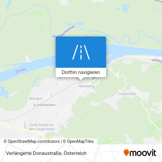 Verlängerte Donaustraße Karte