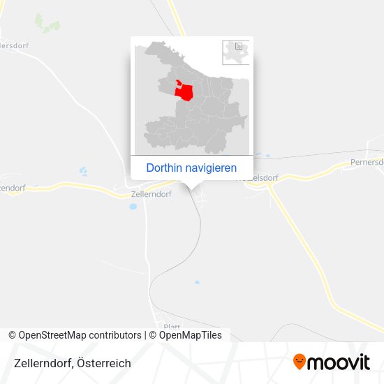 Zellerndorf Karte