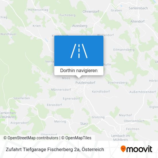Zufahrt Tiefgarage Fischerberg 2a Karte