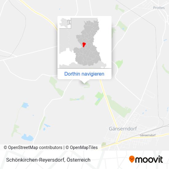 Schönkirchen-Reyersdorf Karte