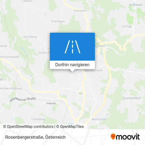 Rosenbergerstraße Karte