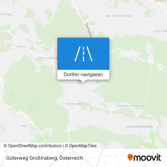 Güterweg Großtraberg Karte