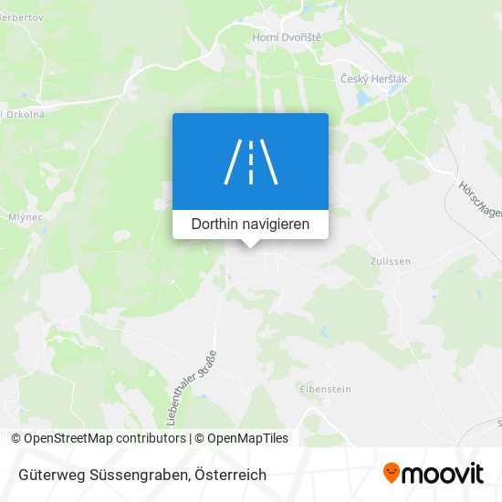 Güterweg Süssengraben Karte
