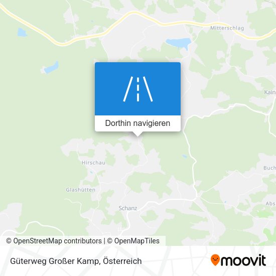 Güterweg Großer Kamp Karte