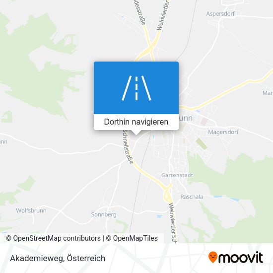 Akademieweg Karte