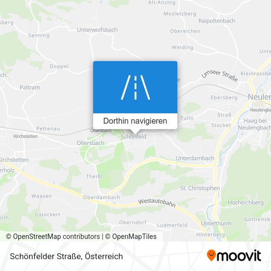 Schönfelder Straße Karte