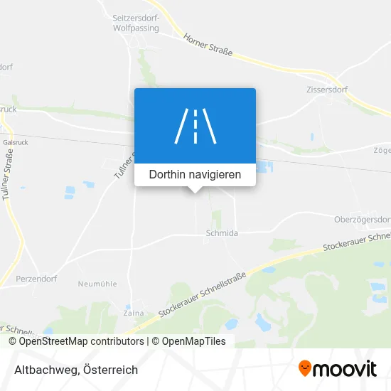 Altbachweg Karte
