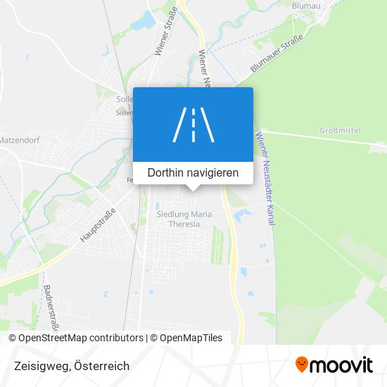 Zeisigweg Karte