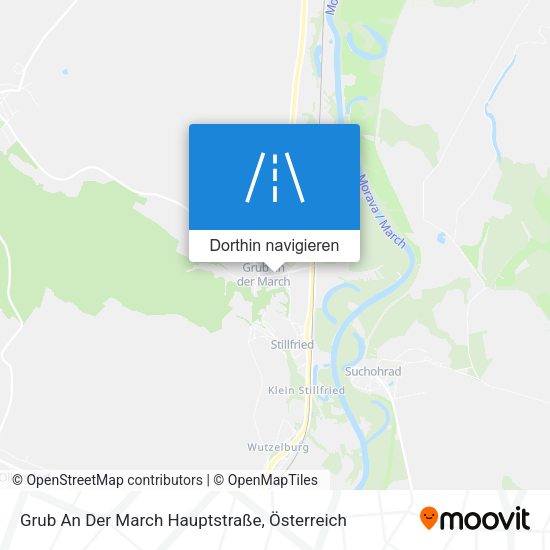 Grub An Der March Hauptstraße Karte
