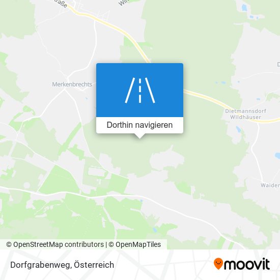 Dorfgrabenweg Karte