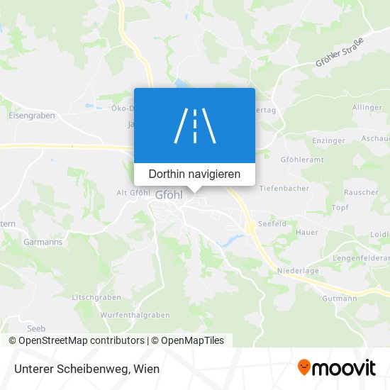 Unterer Scheibenweg Karte