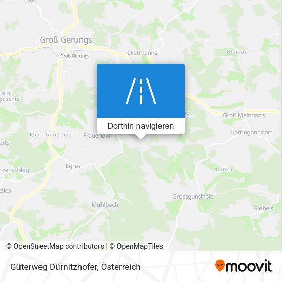 Güterweg Dürnitzhofer Karte