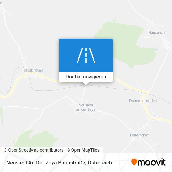 Neusiedl An Der Zaya Bahnstraße Karte