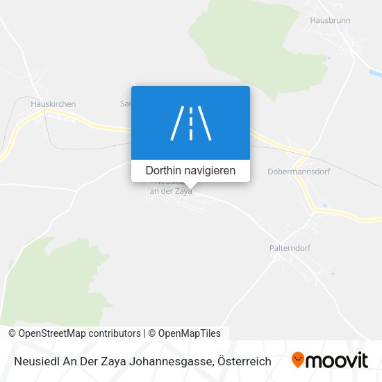 Neusiedl An Der Zaya Johannesgasse Karte