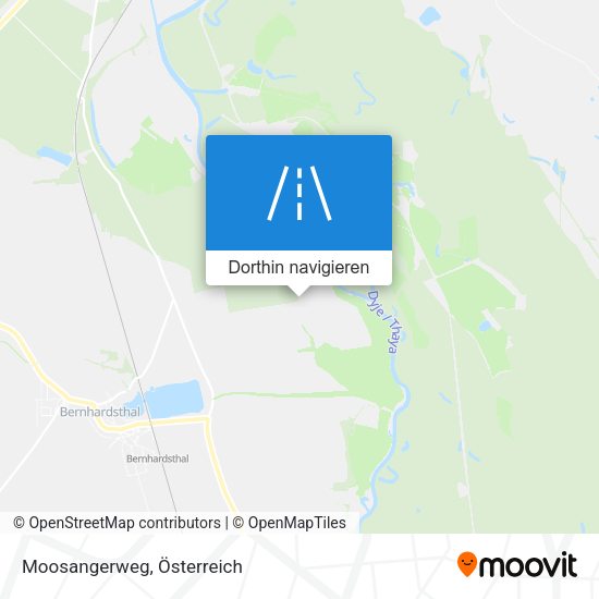 Moosangerweg Karte