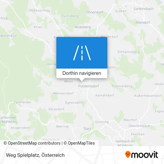 Weg Spielplatz Karte
