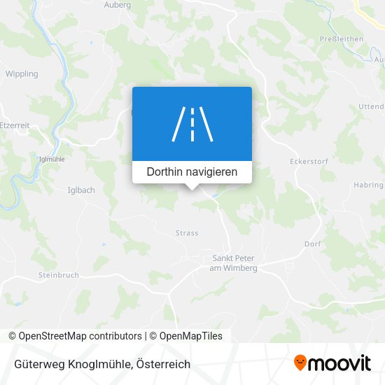 Güterweg Knoglmühle Karte