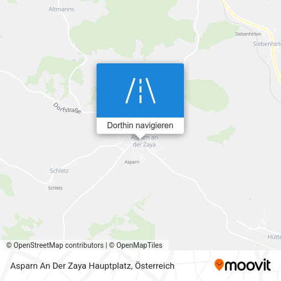 Asparn An Der Zaya Hauptplatz Karte