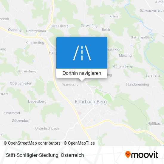 Stift-Schlägler-Siedlung Karte