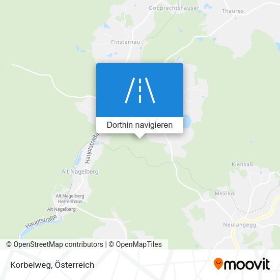 Korbelweg Karte