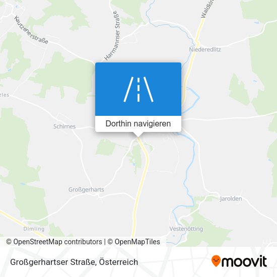 Großgerhartser Straße Karte