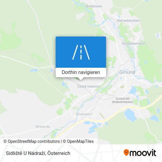 Sídliště U Nádraží Karte