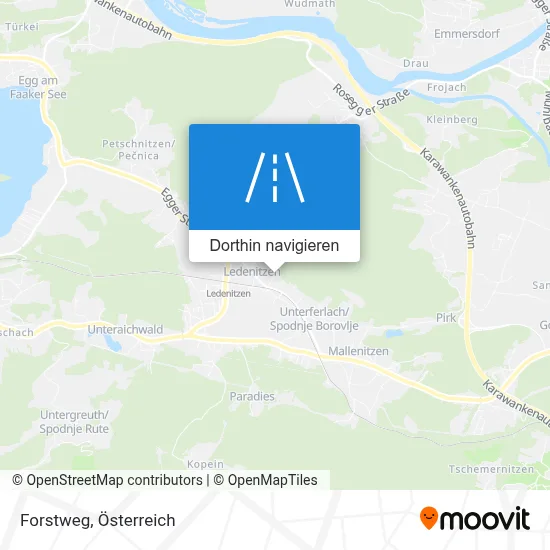 Forstweg Karte