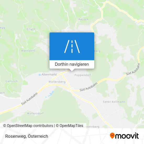 Rosenweg Karte