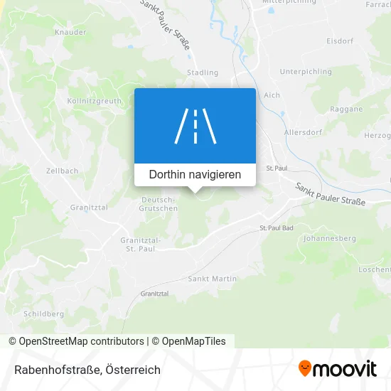 Rabenhofstraße Karte